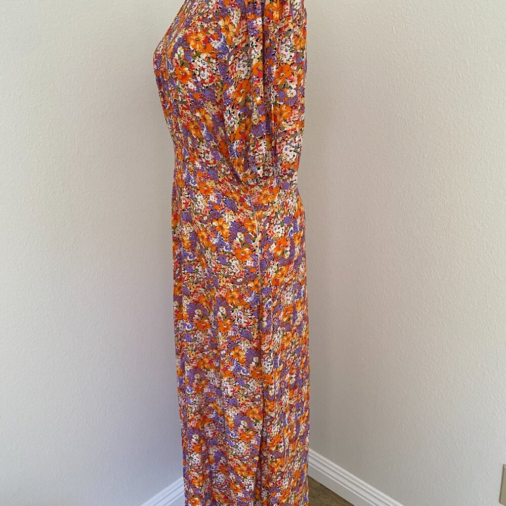 NWT Faithfull the Brand Beline Midi Dress Meja Floral Print - L - Picture 5 of 12